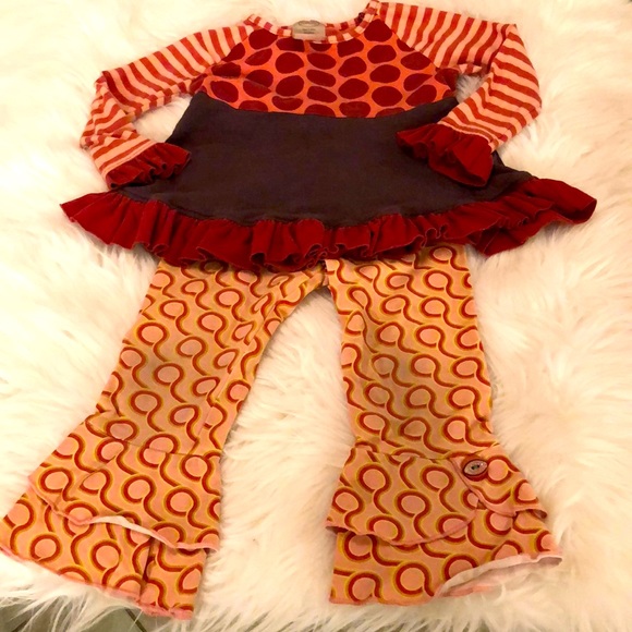 PERSNICKETY SHIRT AND PANTS SZ 2 GOOD COND